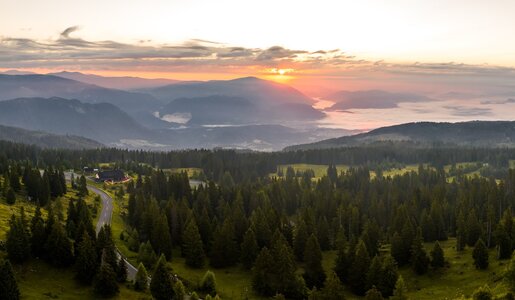Villacher Alpine Road at sunrise | © villacher-alpenstrasse.at/Michael Stabentheiner