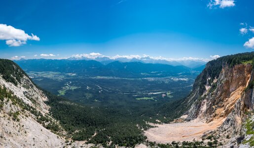 Villacher Alpine Road, view of the Rote Wand from the Skywalk | ©  villacher-alpenstrasse.at/Michael Stabentheiner
