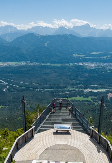 Villach Alpine Road, Skywalk Rote Wand | ©  villacher-alpenstrasse.at/Michael Stabentheiner